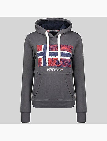 Felpa con cappuccio gpalm – geographical norway