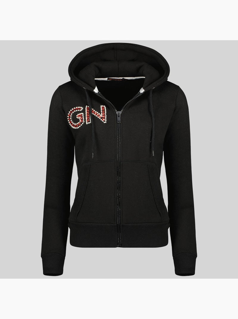 Felpa con cappuccio gudite – geographical norway Nero - Kiabi