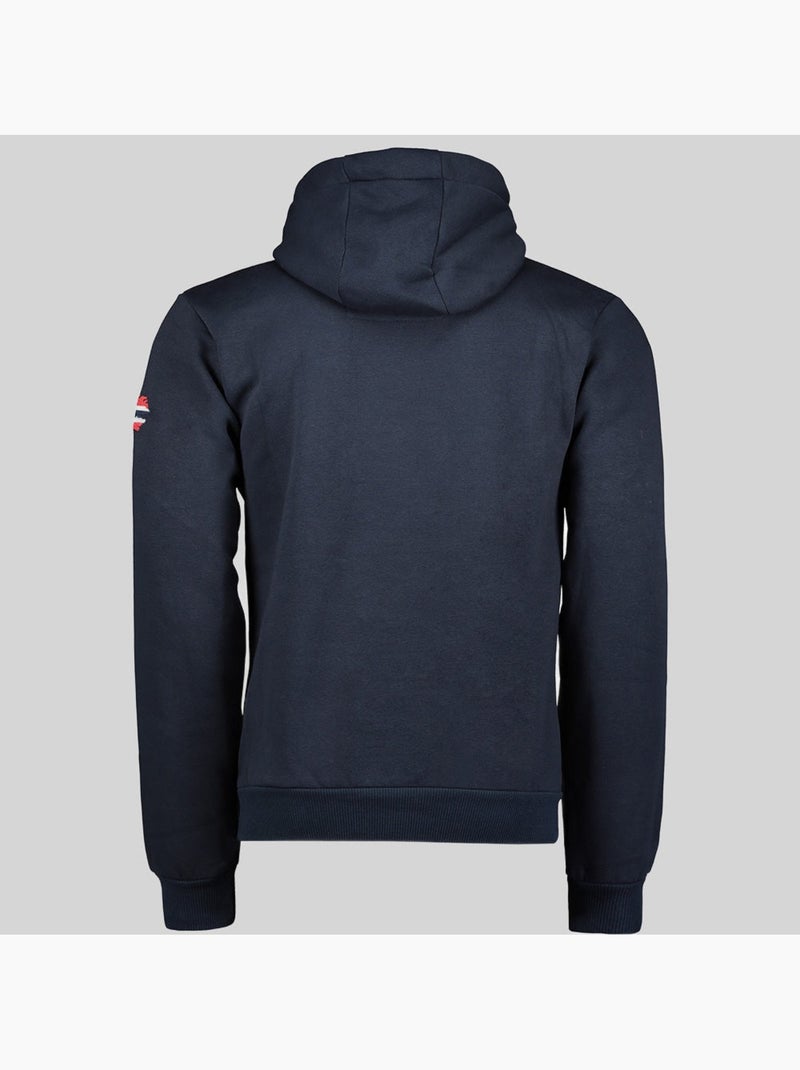 Felpa con cappuccio guitre – geographical norway Blu marino - Kiabi