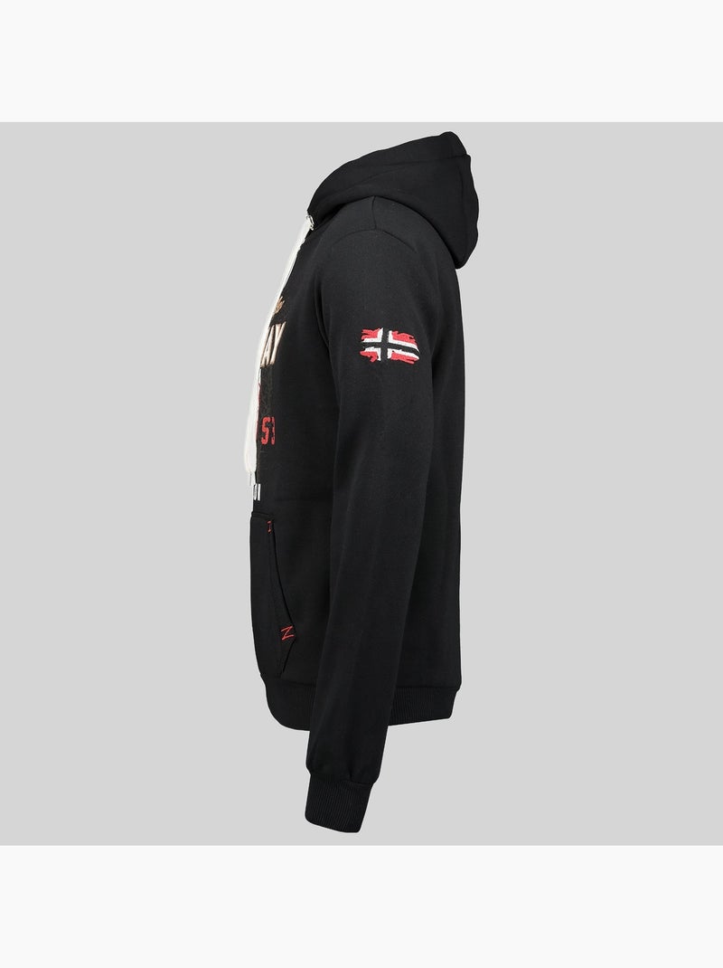 Felpa con cappuccio guitre – geographical norway Blu marino - Kiabi