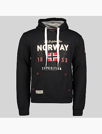 Felpa con cappuccio guitre – geographical norway