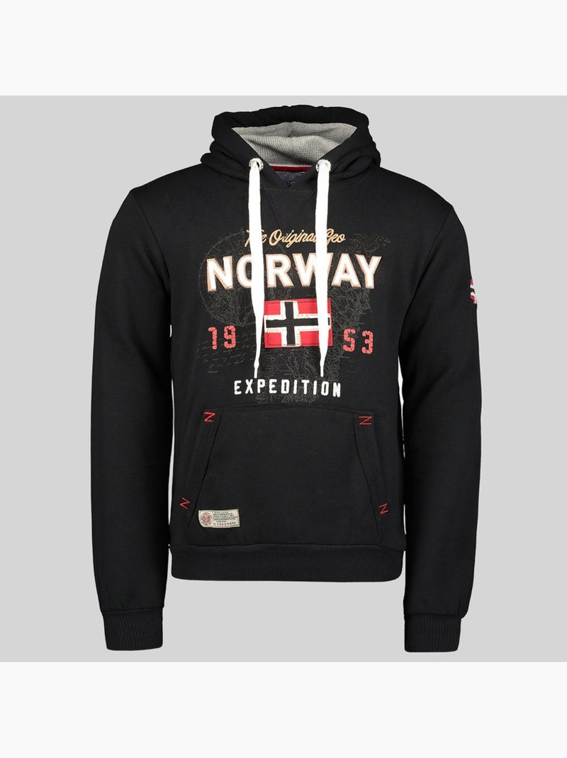 Felpa con cappuccio guitre – geographical norway Nero - Kiabi
