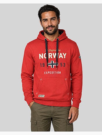 Felpa con cappuccio guitre – geographical norway