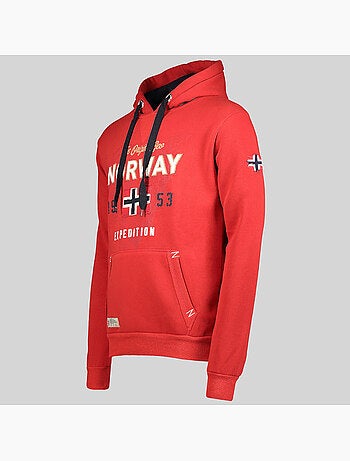 Felpa con cappuccio guitre – geographical norway