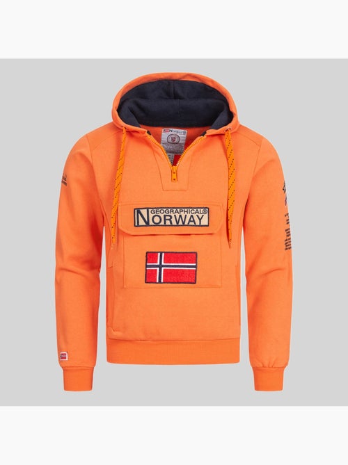 Felpa con cappuccio gymclass fluo – geographical norway - Kiabi Felpa con cappuccio gymclass fluo – geographical norway - Kiabi
