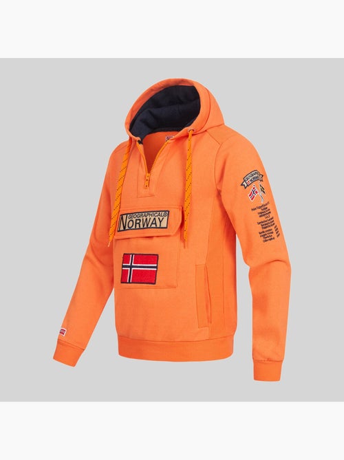 Felpa con cappuccio gymclass fluo – geographical norway - Kiabi Felpa con cappuccio gymclass fluo – geographical norway - Kiabi