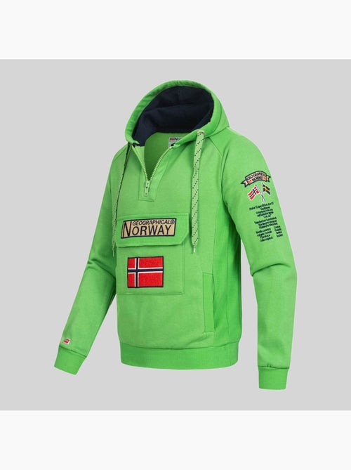 Felpa con cappuccio gymclass fluo – geographical norway - Kiabi Felpa con cappuccio gymclass fluo – geographical norway - Kiabi