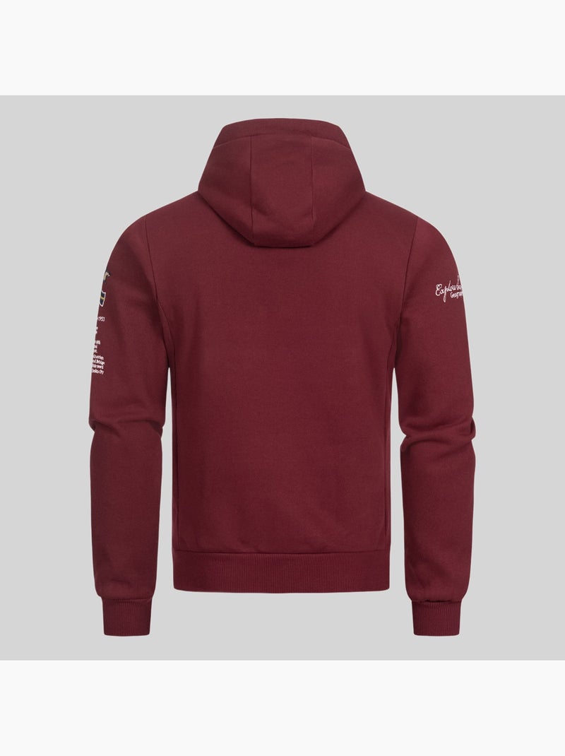 Felpa con cappuccio gymclass – geographical norway Bianco - Kiabi