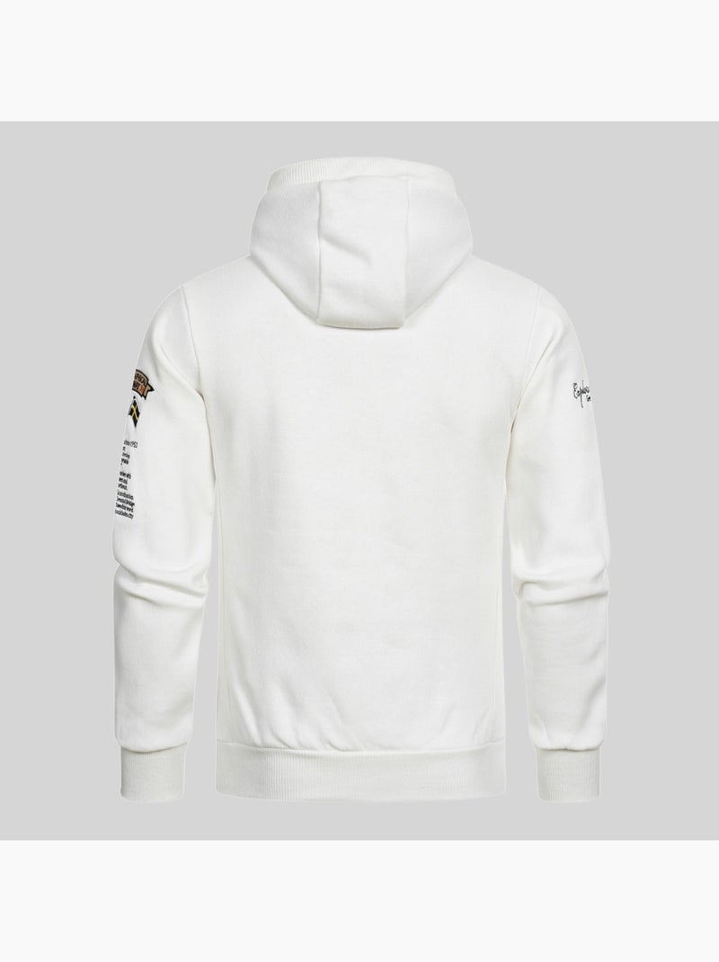 Felpa con cappuccio gymclass – geographical norway Bianco - Kiabi