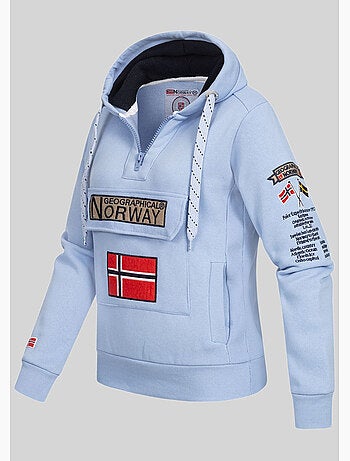 Felpa con cappuccio gymclass – geographical norway