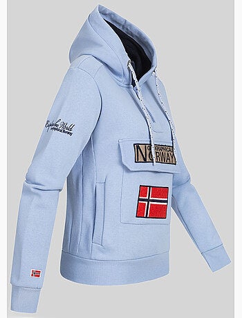 Felpa con cappuccio gymclass – geographical norway