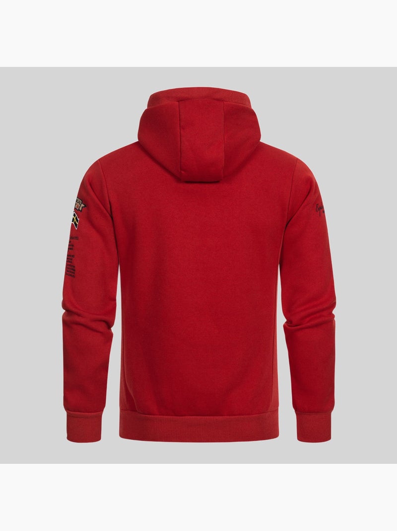 Felpa con cappuccio gymclass – geographical norway Blu cielo - Kiabi