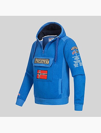 Felpa con cappuccio gymclass – geographical norway