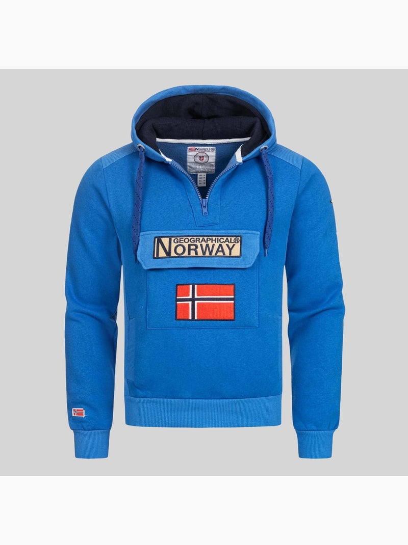 Felpa con cappuccio gymclass – geographical norway Bordeaux - Kiabi