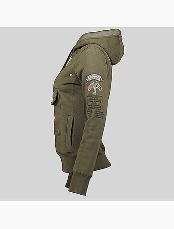 Felpa con cappuccio gymclass – geographical norway
