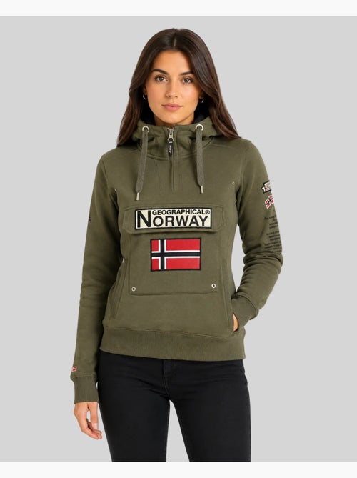 Felpa con cappuccio gymclass – geographical norway - Kiabi