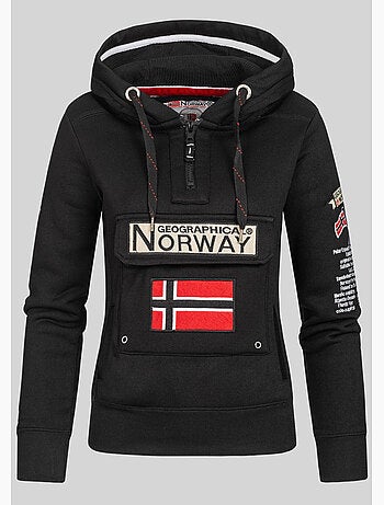 Felpa con cappuccio gymclass – geographical norway