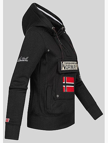 Felpa con cappuccio gymclass – geographical norway