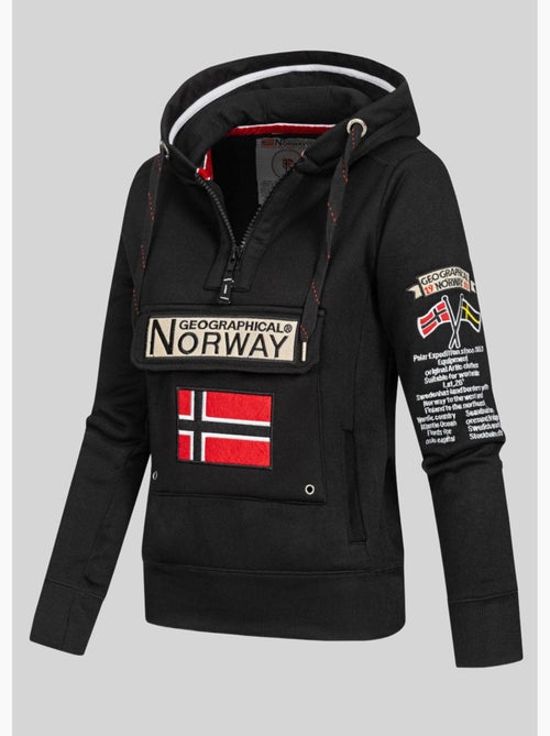 Felpa con cappuccio gymclass – geographical norway - Kiabi