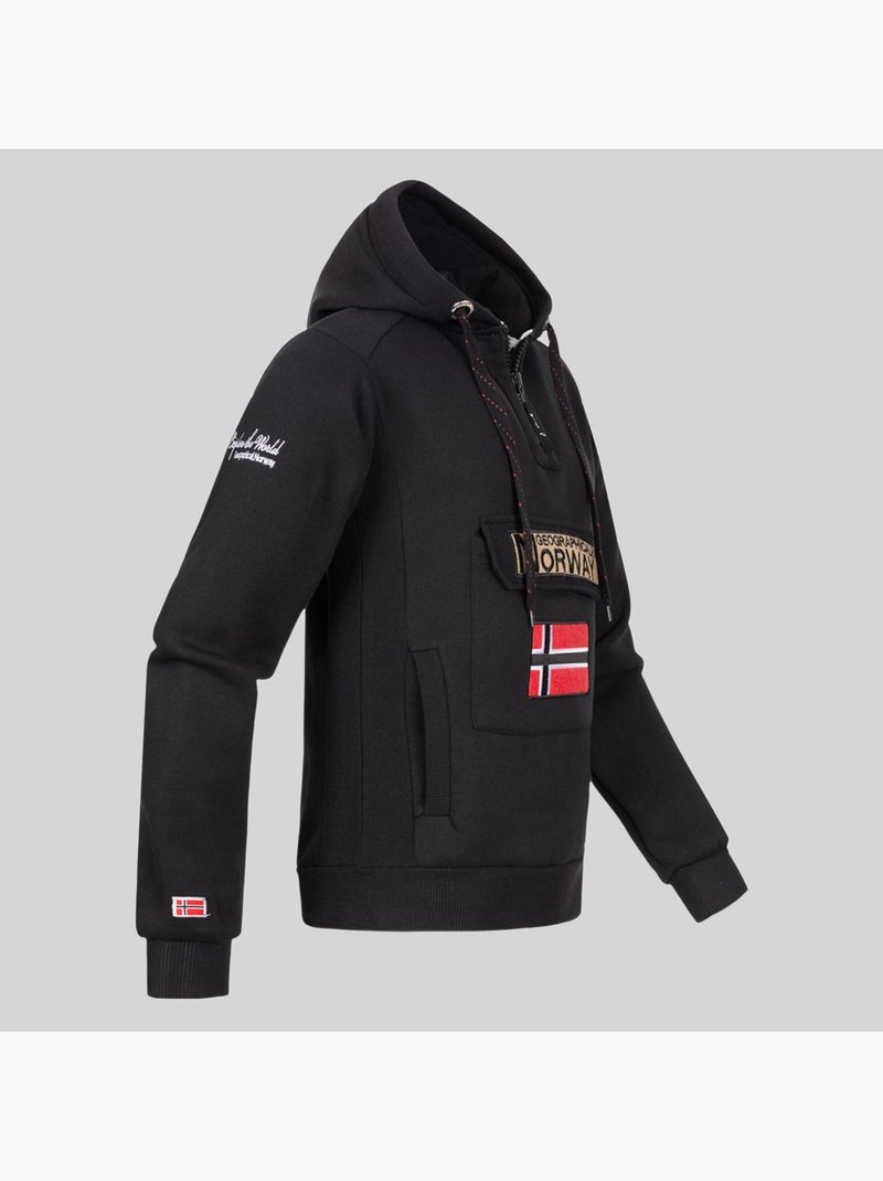 Felpa con cappuccio gymclass – geographical norway Nero - Kiabi