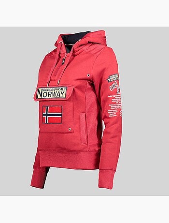Felpa con cappuccio gymclass – geographical norway