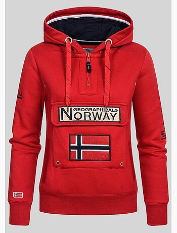 Felpa con cappuccio gymclass – geographical norway