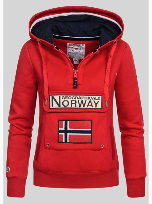 Felpa con cappuccio gymclass – geographical norway - Kiabi