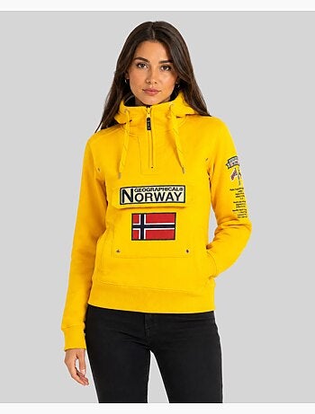 Felpa con cappuccio gymclass – geographical norway