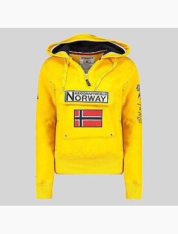 Felpa con cappuccio gymclass – geographical norway