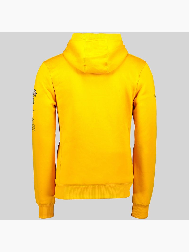 Felpa con cappuccio gymclass – geographical norway Senape - Kiabi