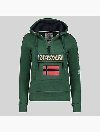 Felpa con cappuccio gymclass – geographical norway