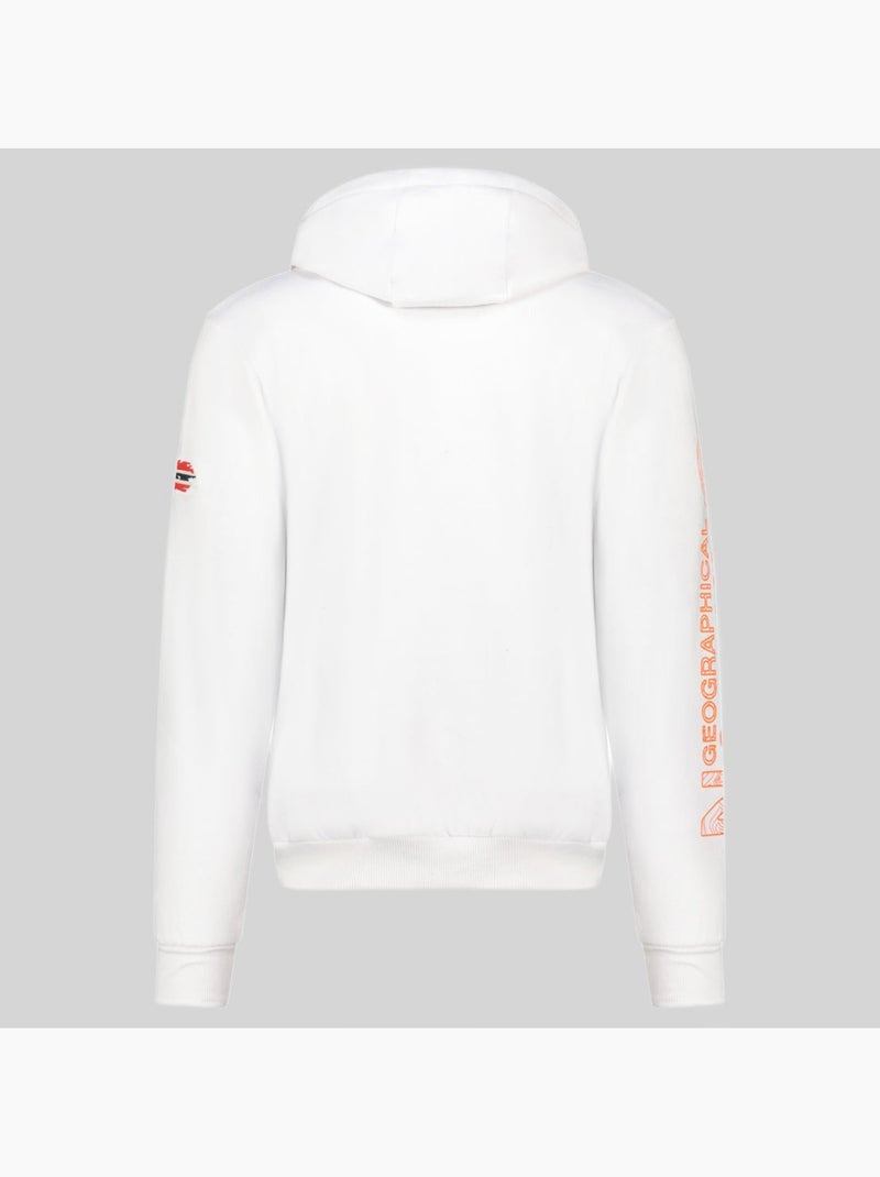 Felpa con cappuccio gysuis – geographical norway Bianco - Kiabi