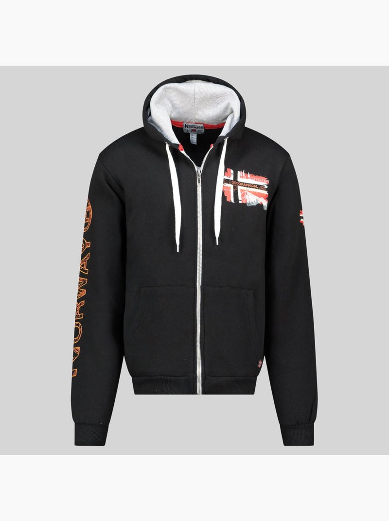 Felpa con cappuccio gysuis – geographical norway Nero - Kiabi