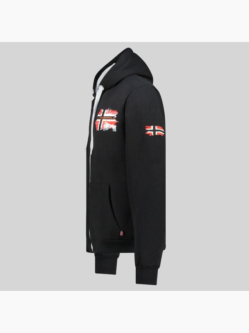Felpa con cappuccio gysuis – geographical norway Nero - Kiabi