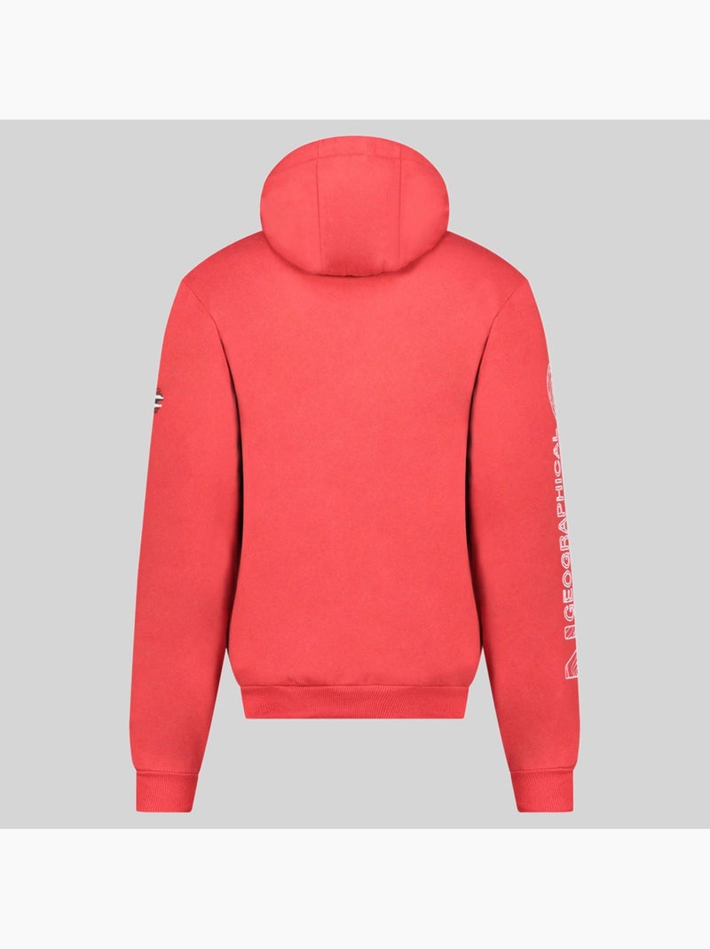 Felpa con cappuccio gysuis – geographical norway Rosso - Kiabi