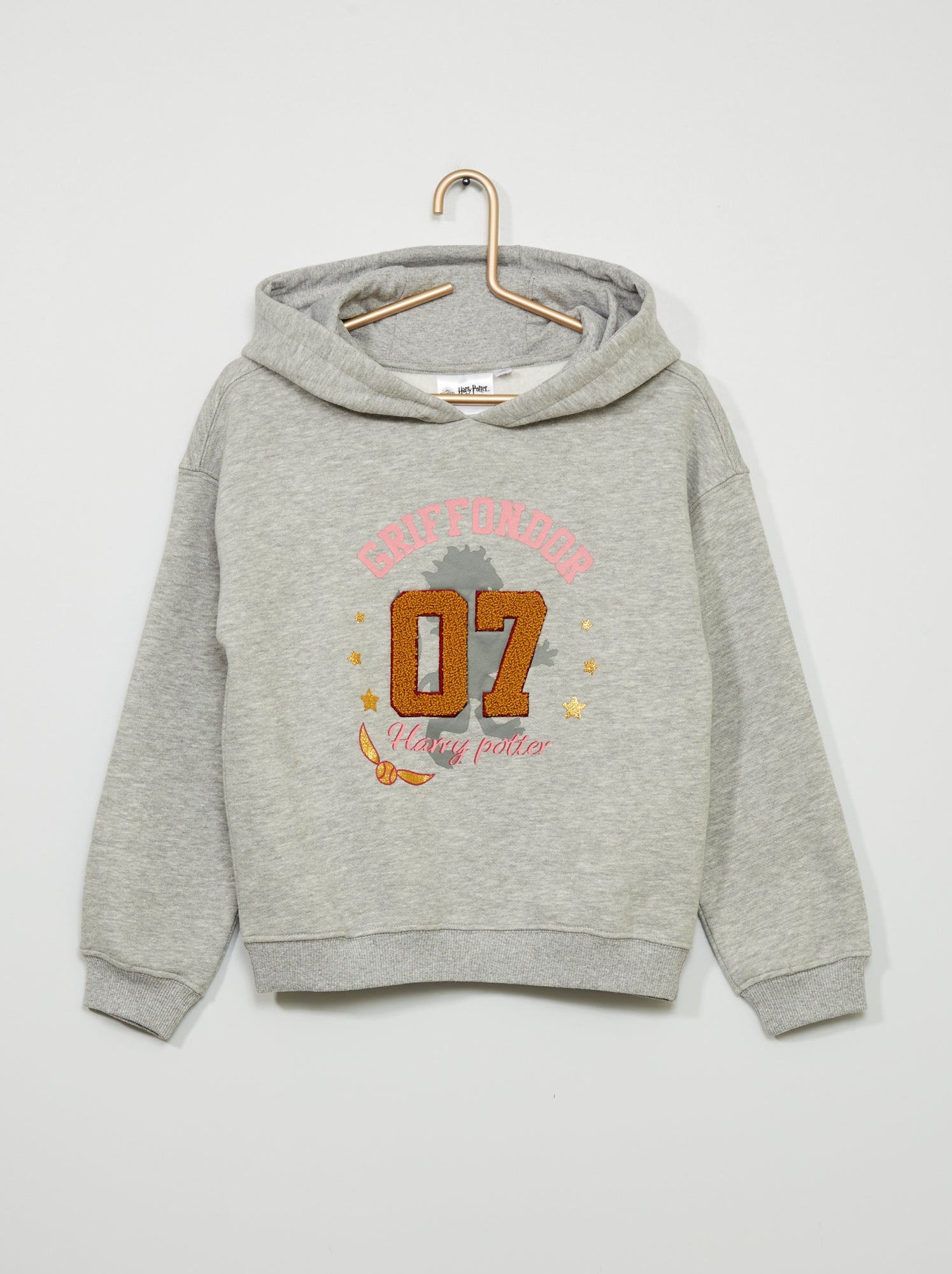 Felpa Con Cappuccio Harry Potter KJ791 - Nera, Cotone, Stampa Incantesimi (Leviosa, Expedo, Expelliarmus, Accio)