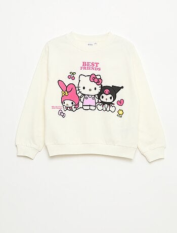 Felpa con cappuccio 'Hello Kitty & Kuromi' girocollo