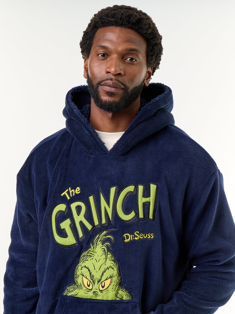 Felpa con cappuccio \'Il Grinch\' Blu - Kiabi