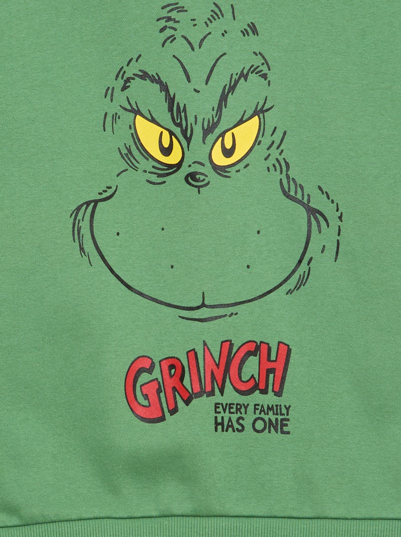Felpa con cappuccio 'Il Grinch' Verde - Kiabi