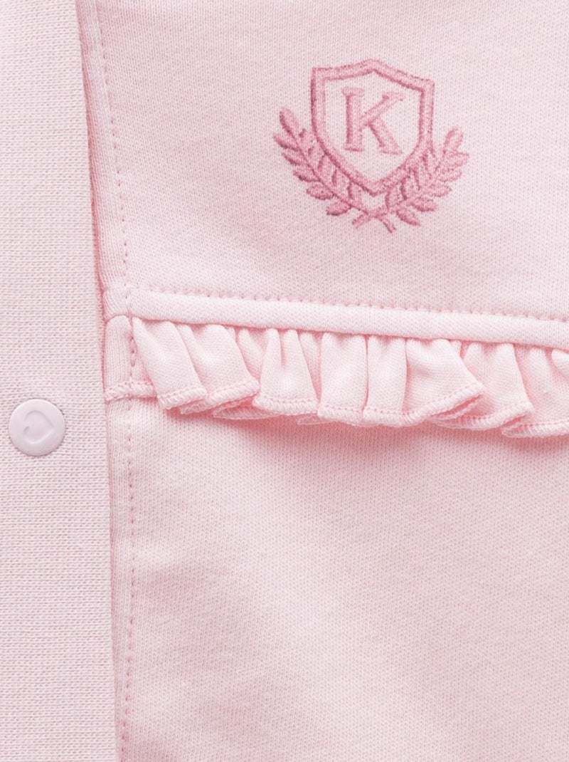 Felpa con cappuccio in cotone biologico per bambini | kitikate | kitikate Rosa - Kiabi