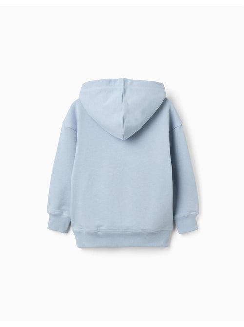 Felpa con cappuccio in cotone con stampa art thinker - Kiabi