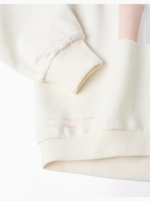 Felpa con cappuccio in cotone con stampa di cuori - Kiabi Felpa con cappuccio in cotone con stampa di cuori - Kiabi