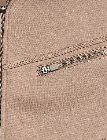 Felpa con cappuccio in felpa garzata