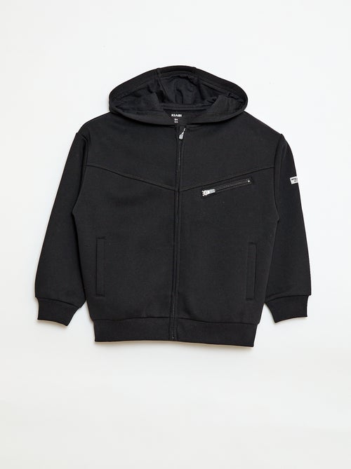 Felpa con cappuccio in felpa garzata - Kiabi