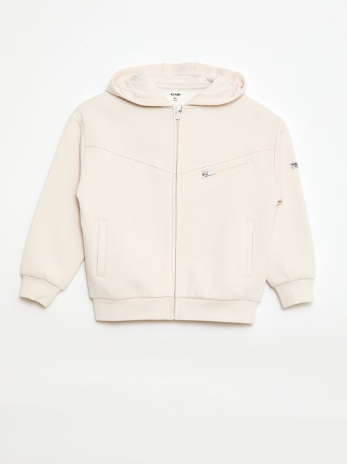 Felpa con cappuccio in felpa garzata - Kiabi
