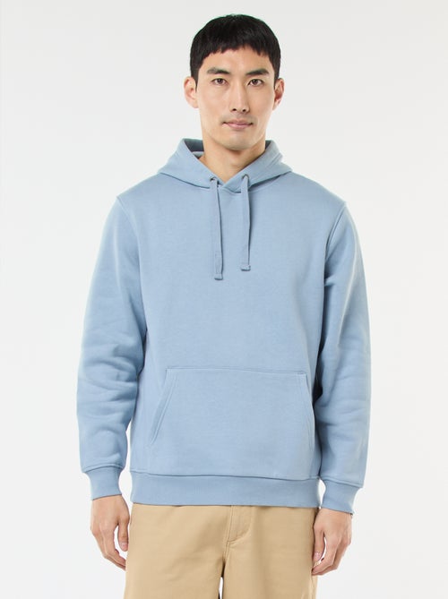 Felpa con cappuccio in felpa garzata con tasca a marsupio - Kiabi