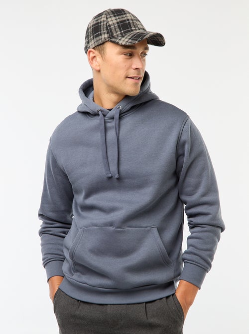 Felpa con cappuccio in felpa garzata con tasca a marsupio - Kiabi