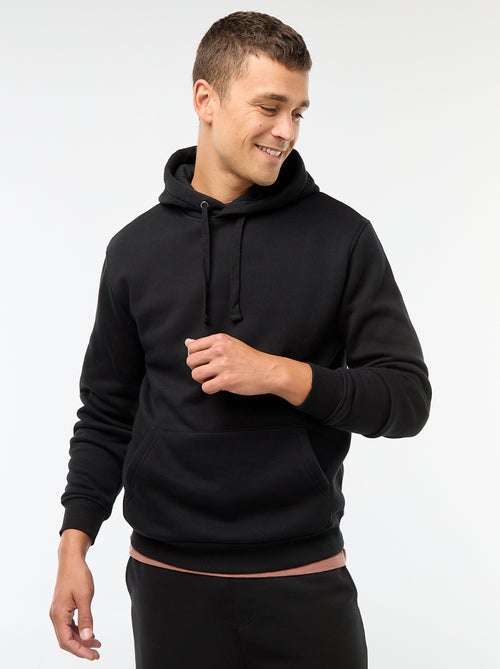 Felpa con cappuccio in felpa garzata con tasca a marsupio - Kiabi