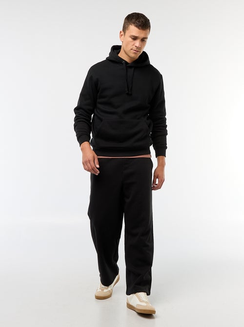 Felpa con cappuccio in felpa garzata con tasca a marsupio - Kiabi