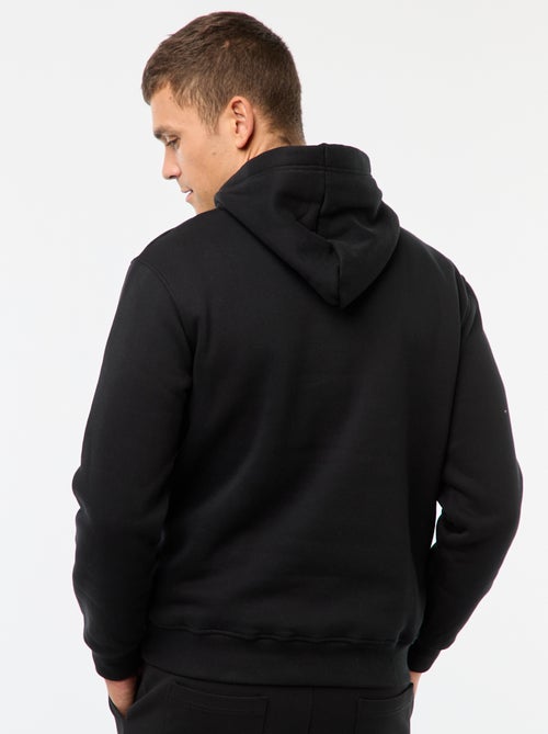 Felpa con cappuccio in felpa garzata con tasca a marsupio - Kiabi